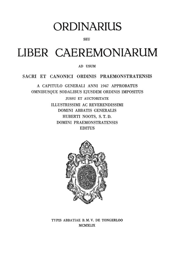Ordinarius seu Liber Caeremoniarium 1949