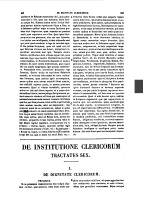 Phillippus De Harveng 'De Institutione Clericorum', Patrologiae Cursus Completus