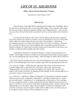 VITA SANCTI AUGUSTINI (English)
