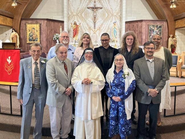 35 Sr Mary Dismas with her Family
