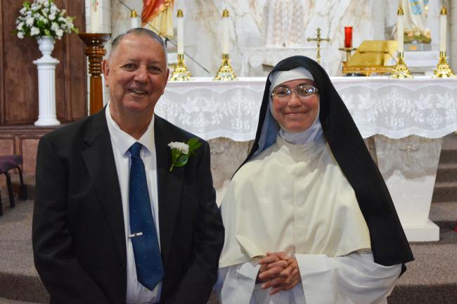 37b Sr Mary Dismas with her godfather